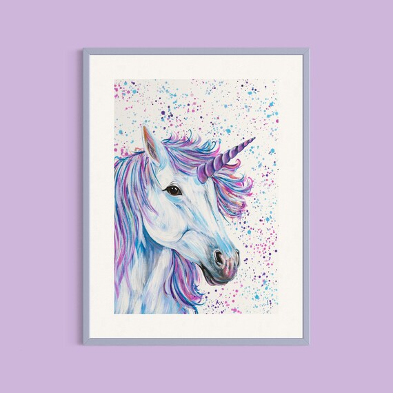 Unicorn Art Print ‘Lana’