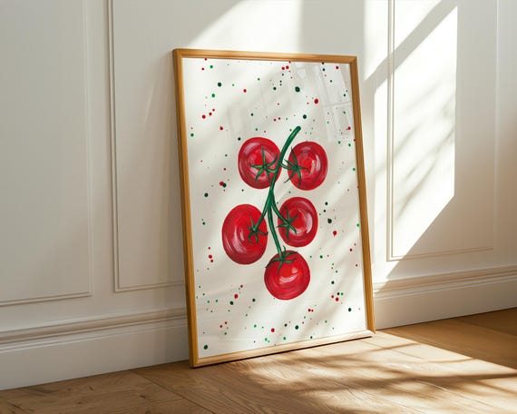 Vine Tomatoes Art Print