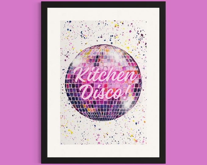 Kitchen Disco Ball Print