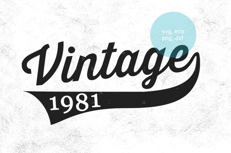 Download 40th Birthday svg vintage 1981 svg birthday svg birthday ...