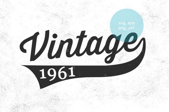 Download 60th Birthday Svg Vintage 1960 Svg Birthday Svg Birthday Etsy