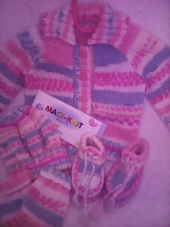 baby girl coat with mittens