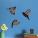 Folk Art Wooden Blackbirds - Wall decor Hangings 