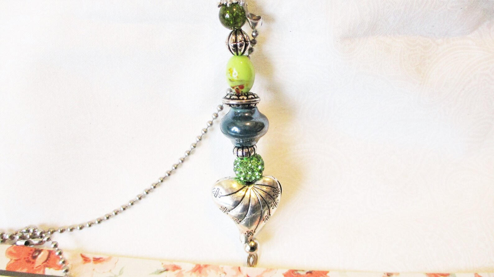 Fan Chain Pull Decor Ceiling Fan Ornament OOAK Vintage Beads Etsy