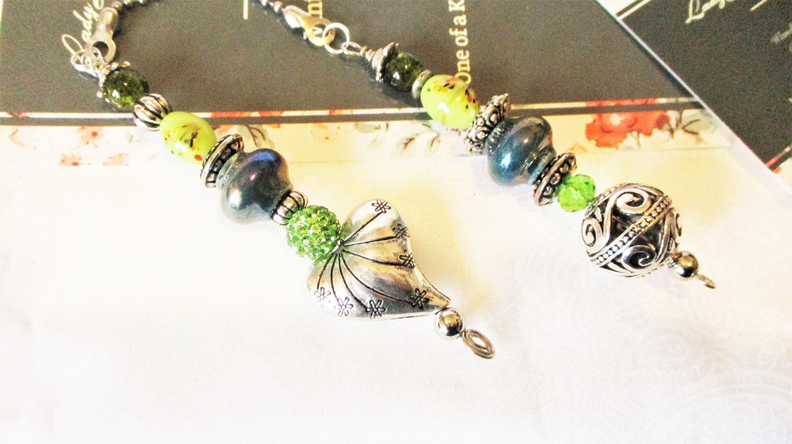 Fan Chain Pull Decor Ceiling Fan Ornament OOAK Vintage Beads Etsy