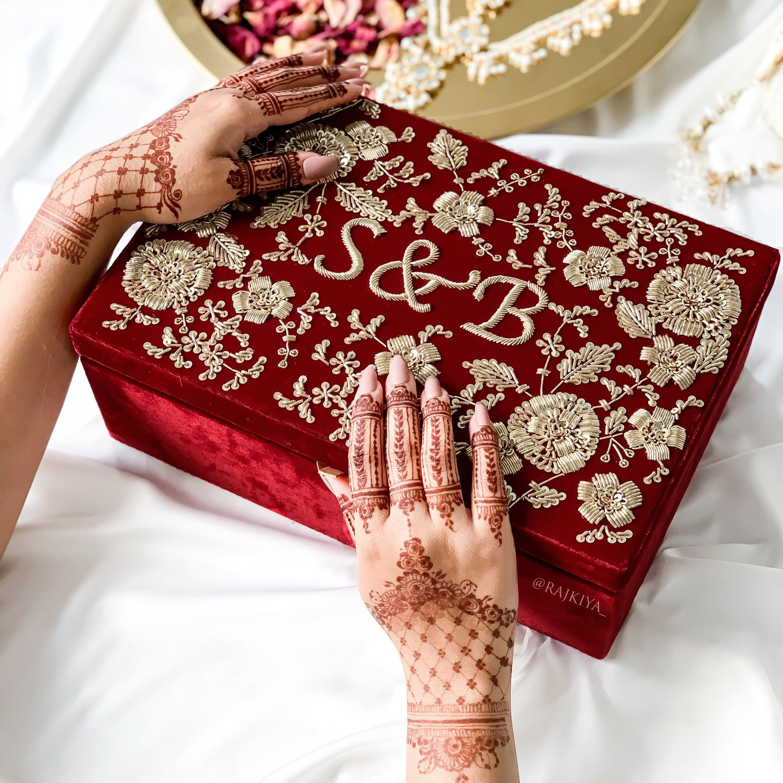 bridal trousseau box