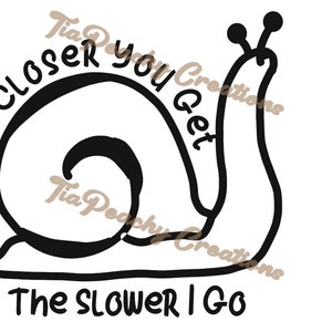 Sticker voiture escargot SVG/DXF/PNG