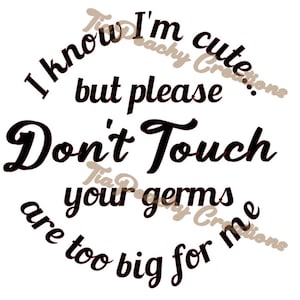 Fass Baby nicht an SVG / DXF / PNG