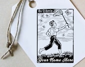 Custom Ex Libris Stamp, Custom Printing Press Bookplate, Personalizable Library Stamp, Custom Gift Stamp, Boy catches butterflye.1934121119