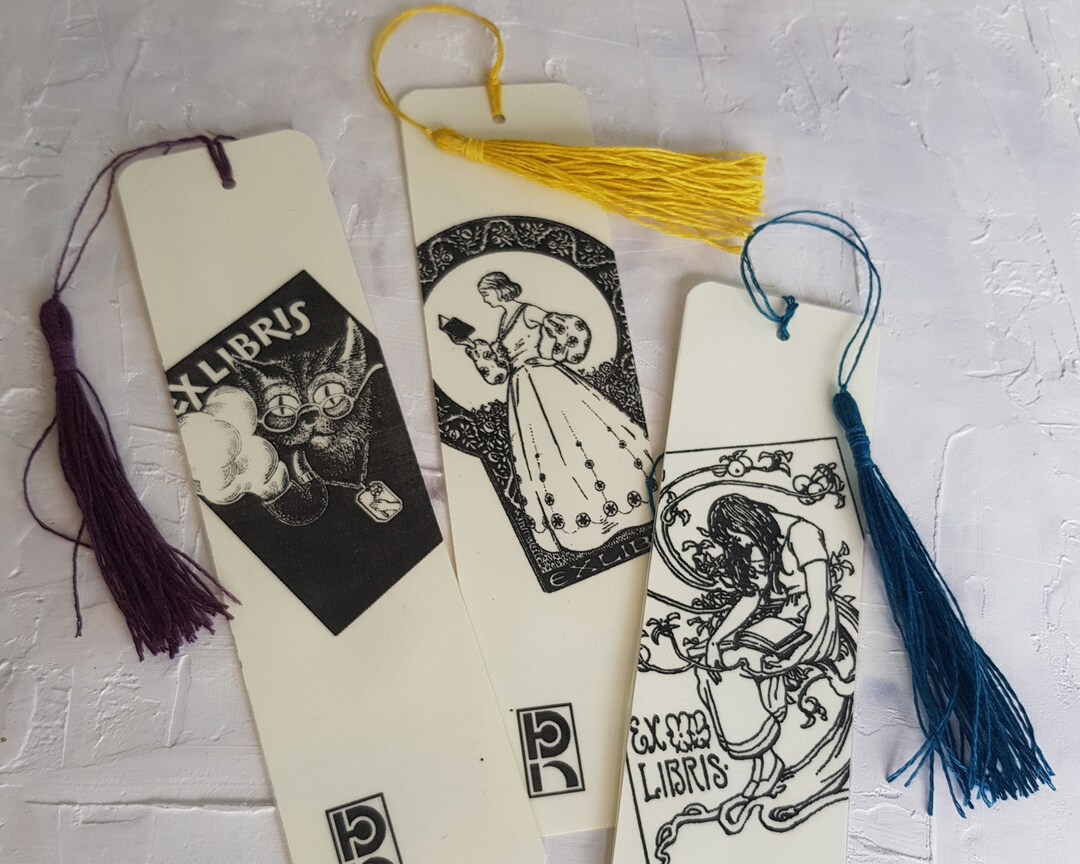 Custom Bookmarks With the Same Stamp Design, Laminated Bookmarks