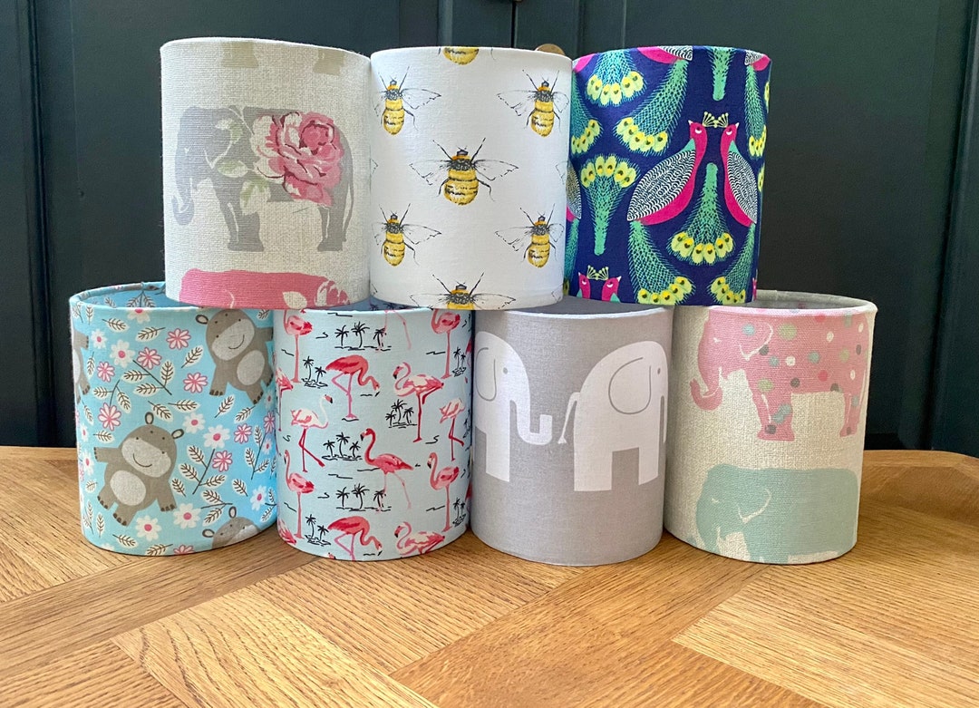 Animal Themed Fabric Lanterns/luminaries/nightlights Etsy UK