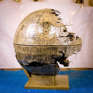 Death Star II out of cardboard TEMPLATES