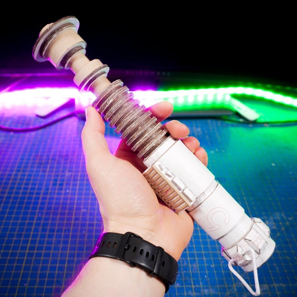 Luke Lightsaber out of cardboard TEMPLATES