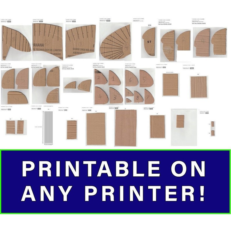 Xenomorph head out of cardboard TEMPLATES image 9