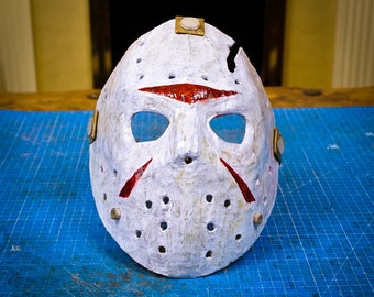 Jason mask out of cardboard TEMPLATES