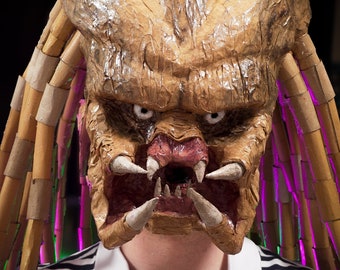 Predator Mask out of Cardboard TEMPLATES