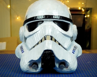Storm trooper inspired Helmet TEMPLATES for cardboard DIY