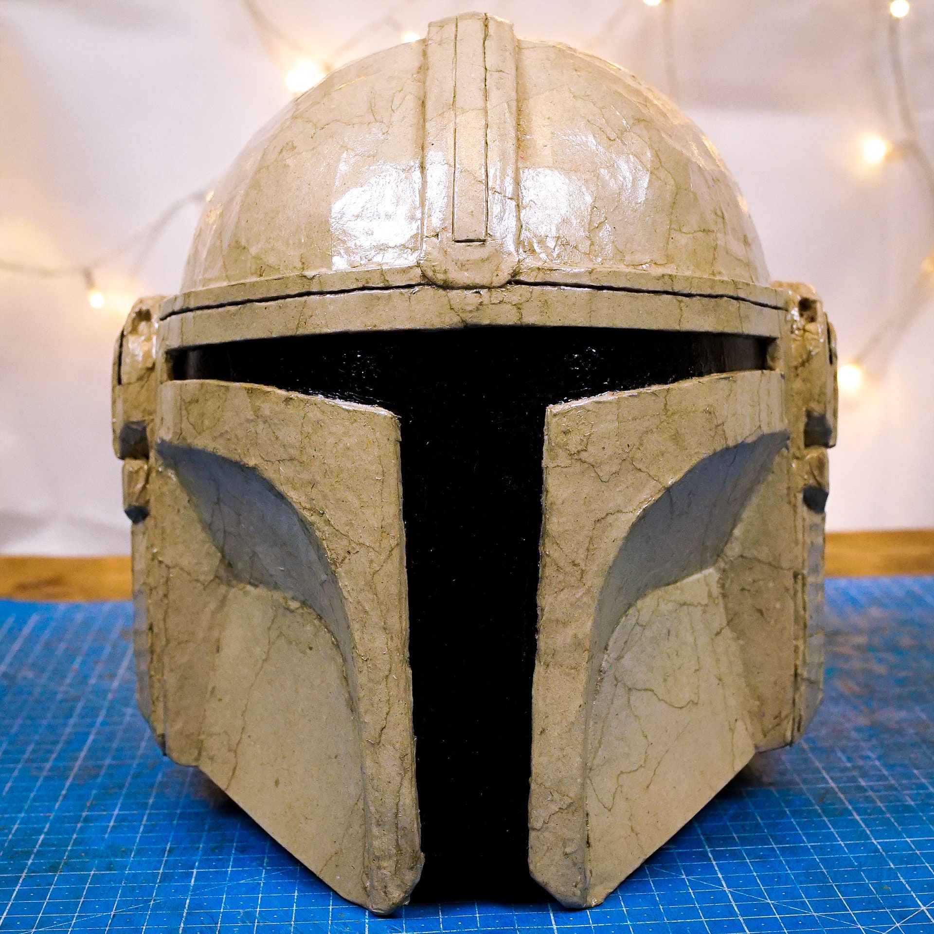 Mandalorian Helmet Out of Cardboard TEMPLATES Etsy UK