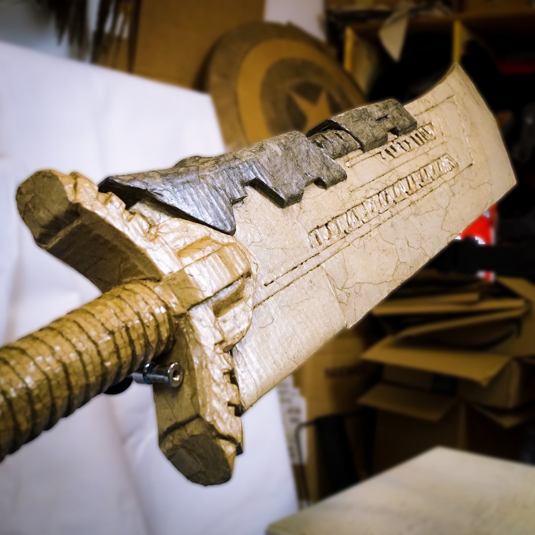 段ボールで作ったサノスの剣テンプレート - Etsy 日本