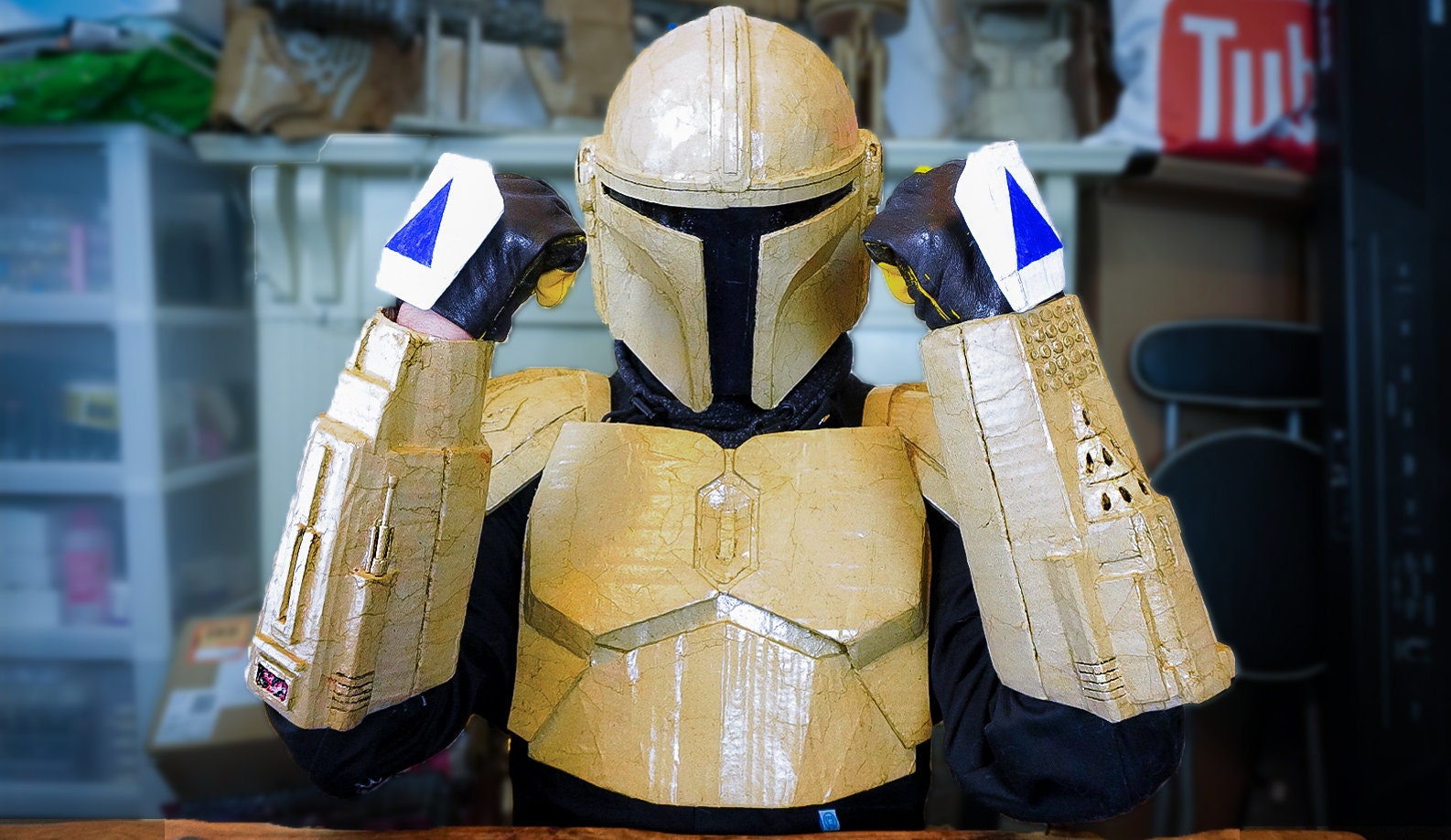 Mandalorian Wrists Out of Cardboard TEMPLATES - Etsy