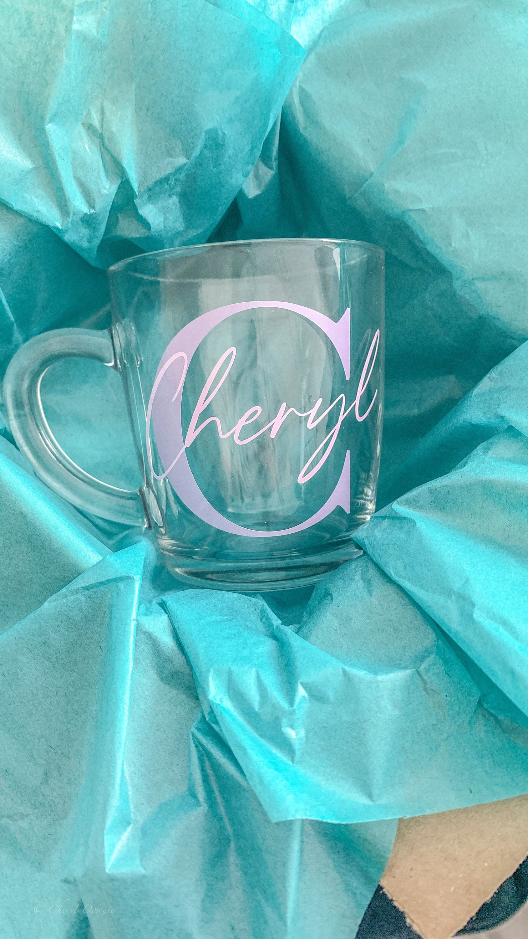 Personalised Mug Name Mug Gift for her Glass Coffee Mug Etsy