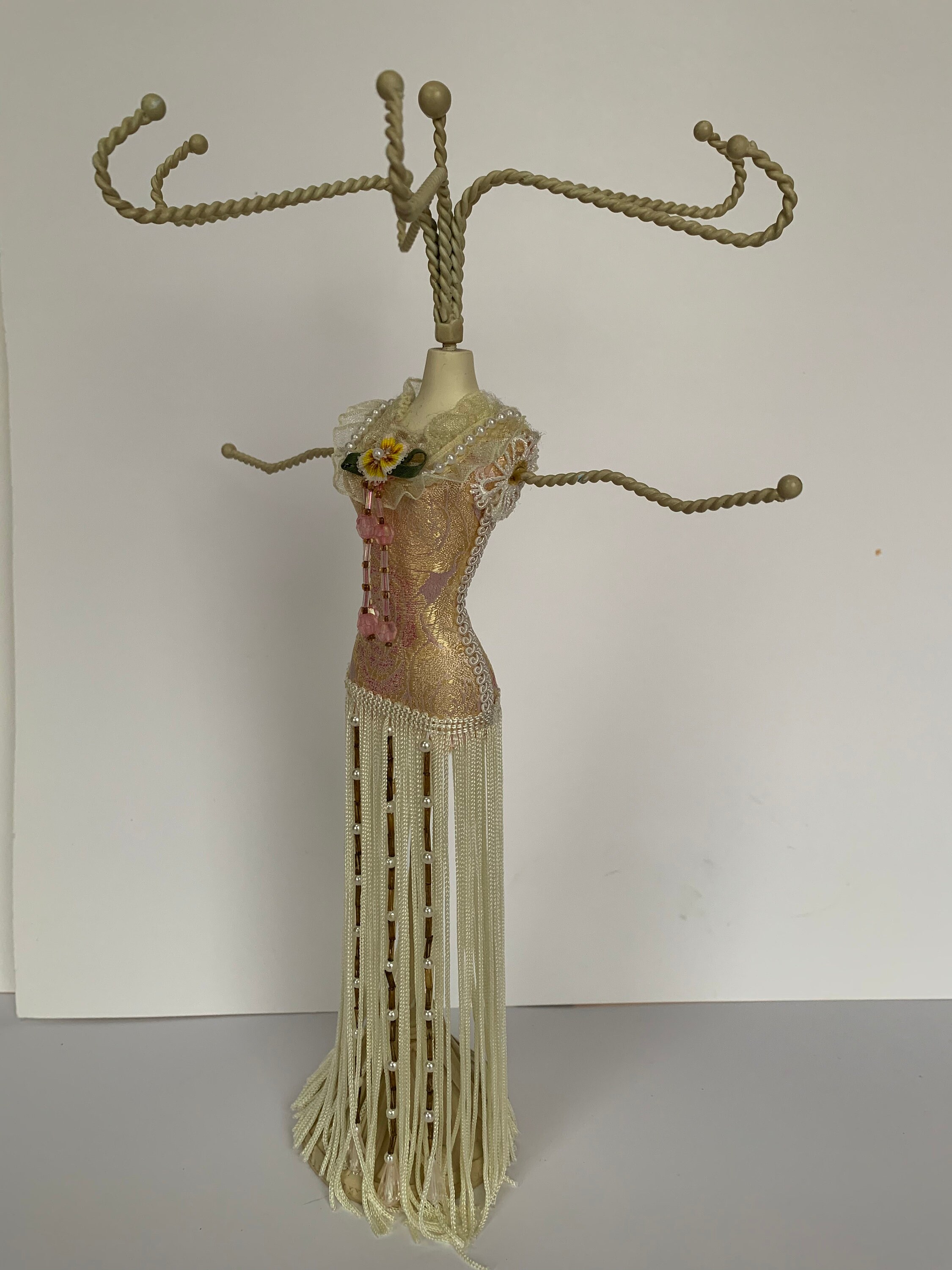 Vintage Jewelry Mannequin Stand Etsy