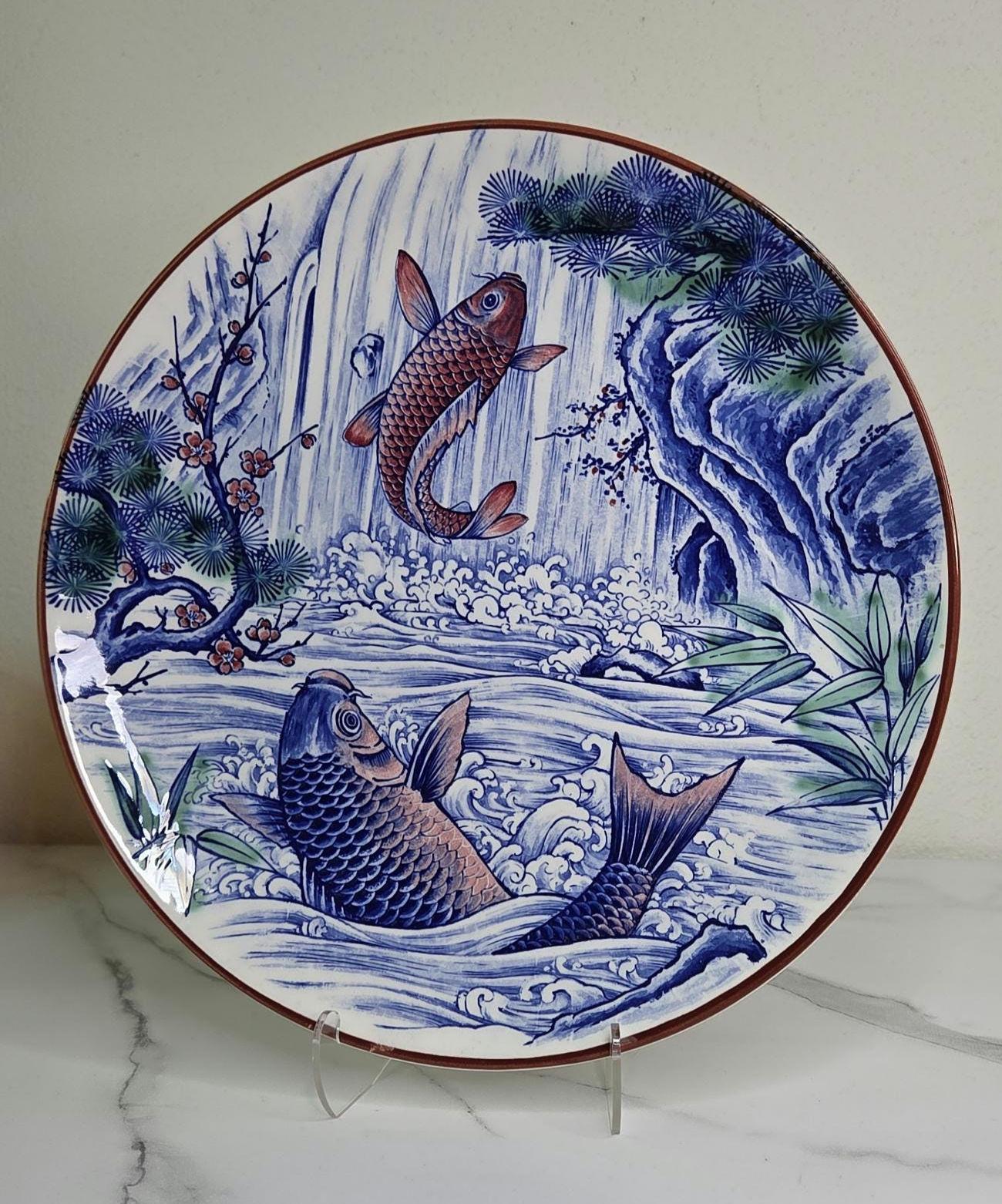 Vintage Fish Plate Made in Japan - Etsy