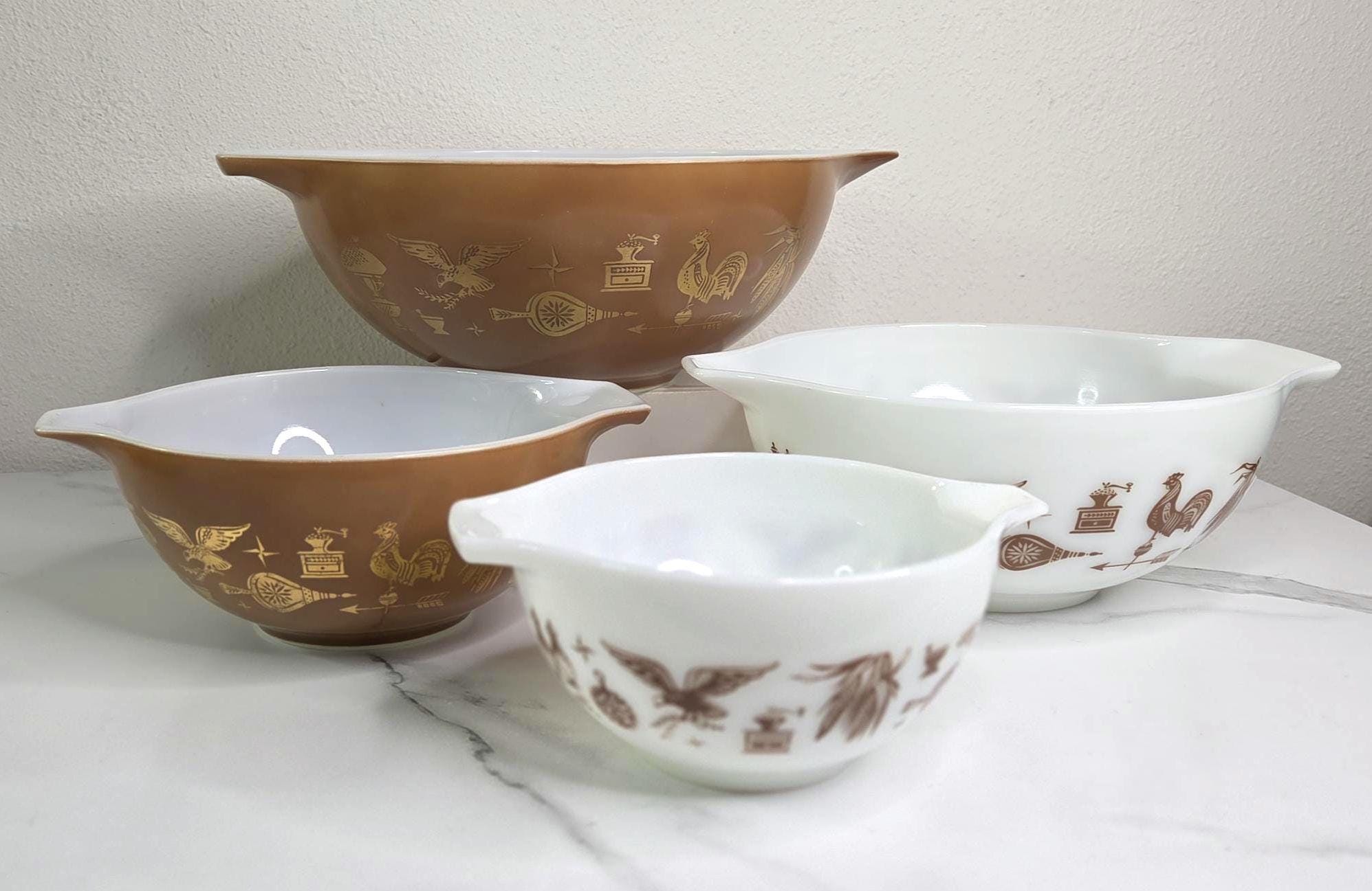 Pyrex Early American Set - Etsy