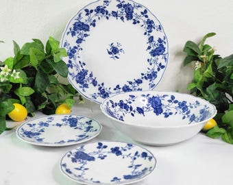 Vintage Royal Meissen Fine China of Japan Blue and White Asian