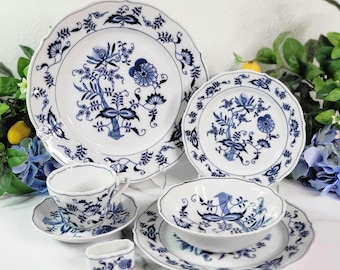 Vintage Blue and White Dinnerware - &#39;Blue Danube&#39; - Made in Japan