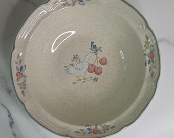 Vintage International China "Marmalade/Goose" Stoneware Dining Ware