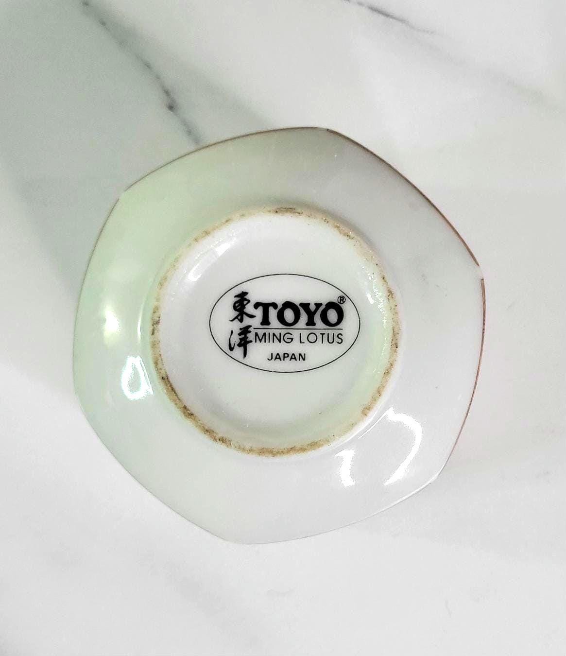 Vintage Toyo Japan Hexagonal Teacups - 