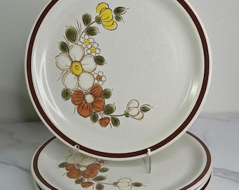 Vintage The Woodhaven Collection "Sunnybrook" Dinner Plates - Made in Japan - Sold Individually and In Sets of 4 - 10-5/8"