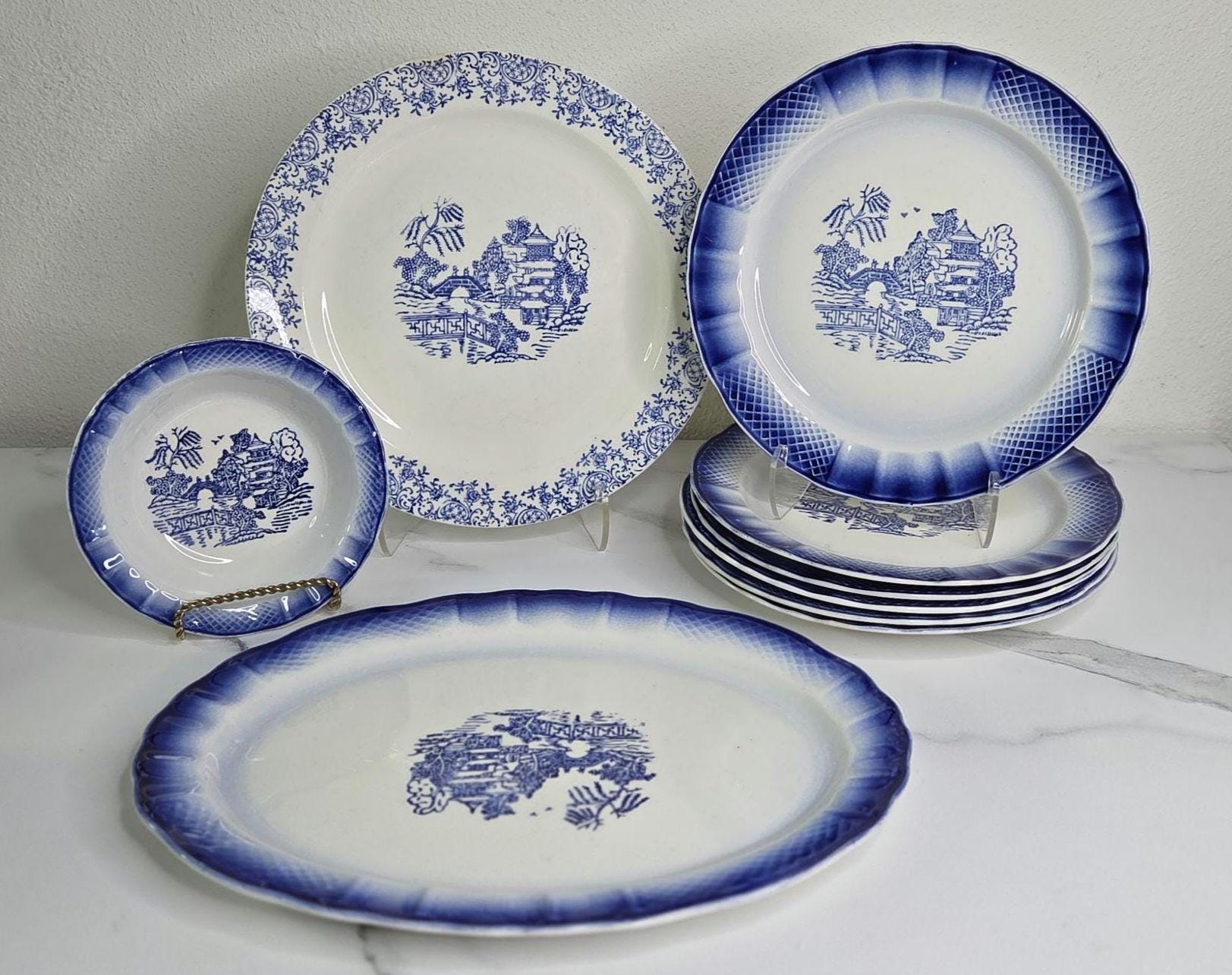 Rare Blue Willow - Etsy
