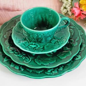 Vintage Dick Knox Pottery - Made in California - Majolica - 4