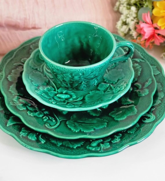 Vintage Dick Knox Pottery - Made in California - Majolica - 4