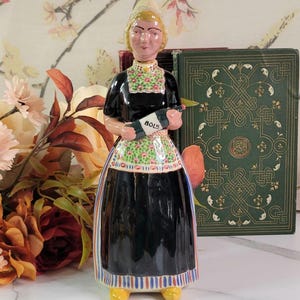 Collectible Vintage Bols Distillery Decanter - Handpainted in Holland - Zenith Gouda for Royal Delft