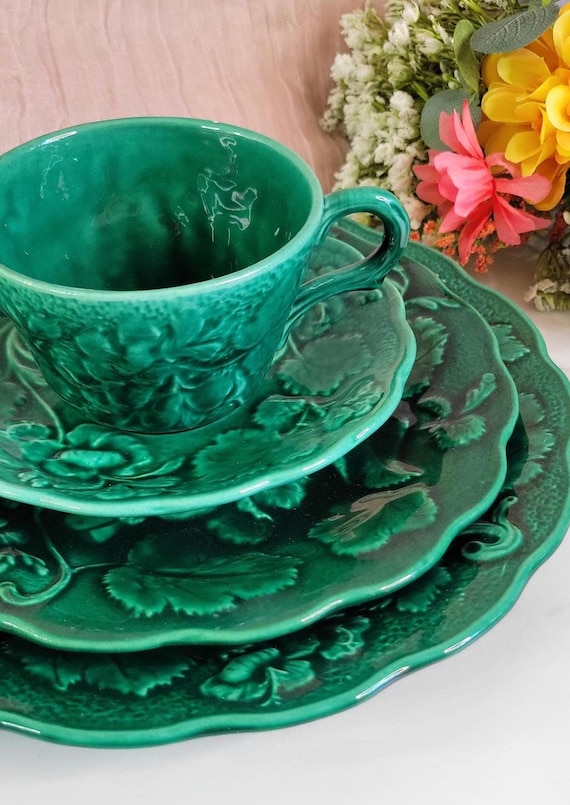 Vintage Dick Knox Pottery - Made in California - Majolica - 4