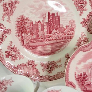 Vintage Johnson Brothers Red Transferware -