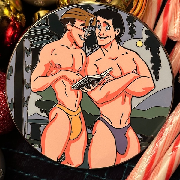 Lover’s Leap 3”-3mm Thick Fantasy Inspired Hard Enamel Pin