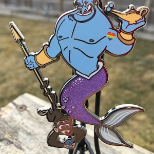 Genie 3” Hard Enamel Merman LE35