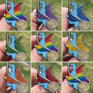 Pride Fliers Hard Enamel Pins