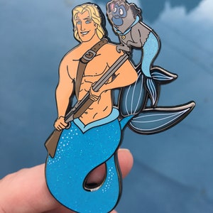 John Smith Merman 3” Hard Enamel LE30 Pin