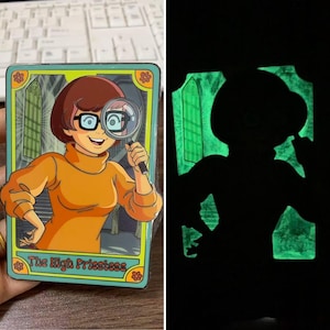Pre-Sale SD The High Priestess Fantasy Inspired 4”-3mm Thick Hard Enamel Pin With GITD Special Effects