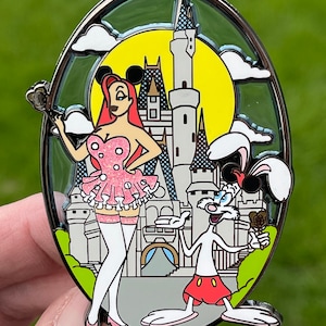 Jessica & Roger Rabbit Magic Kingdom 3” Hard Enamel Fantasy Pin