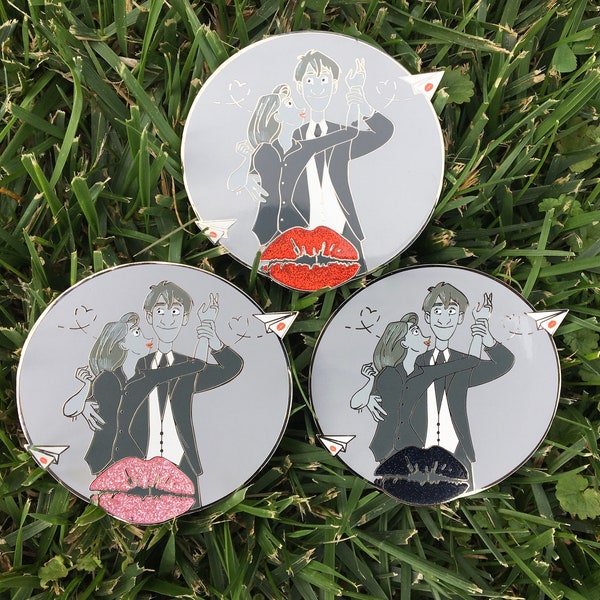 3pk Paperman 3” Hard Enamel Pin Set (Original error design)