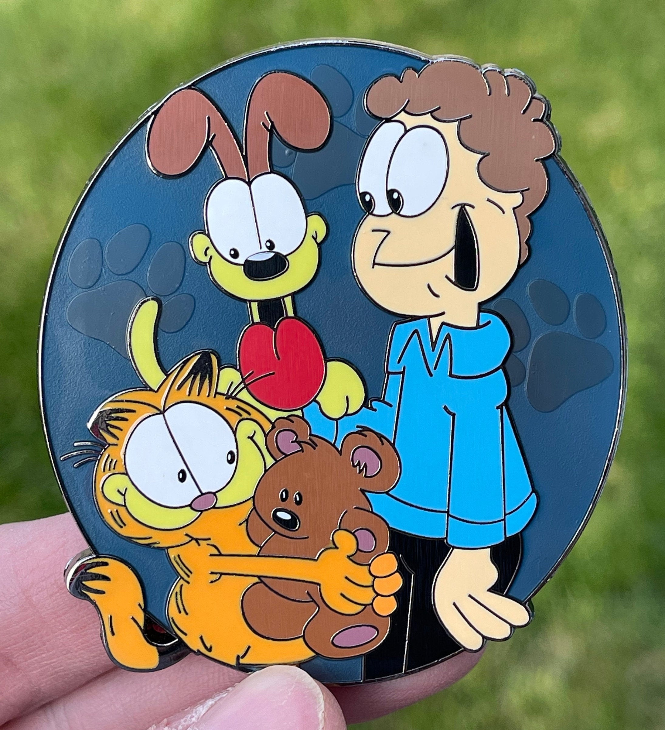 Garfield 3 Hard Enamel Fantasy Pin Etsy