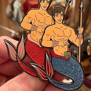 Prince Florian 3” Hard Enamel Merman Pin