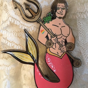Flynn Merman 3” Hard Enamel Pin