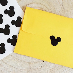 Mickey Mouse Mini Vinyl Seals - Pack of 30 (Custom Color)